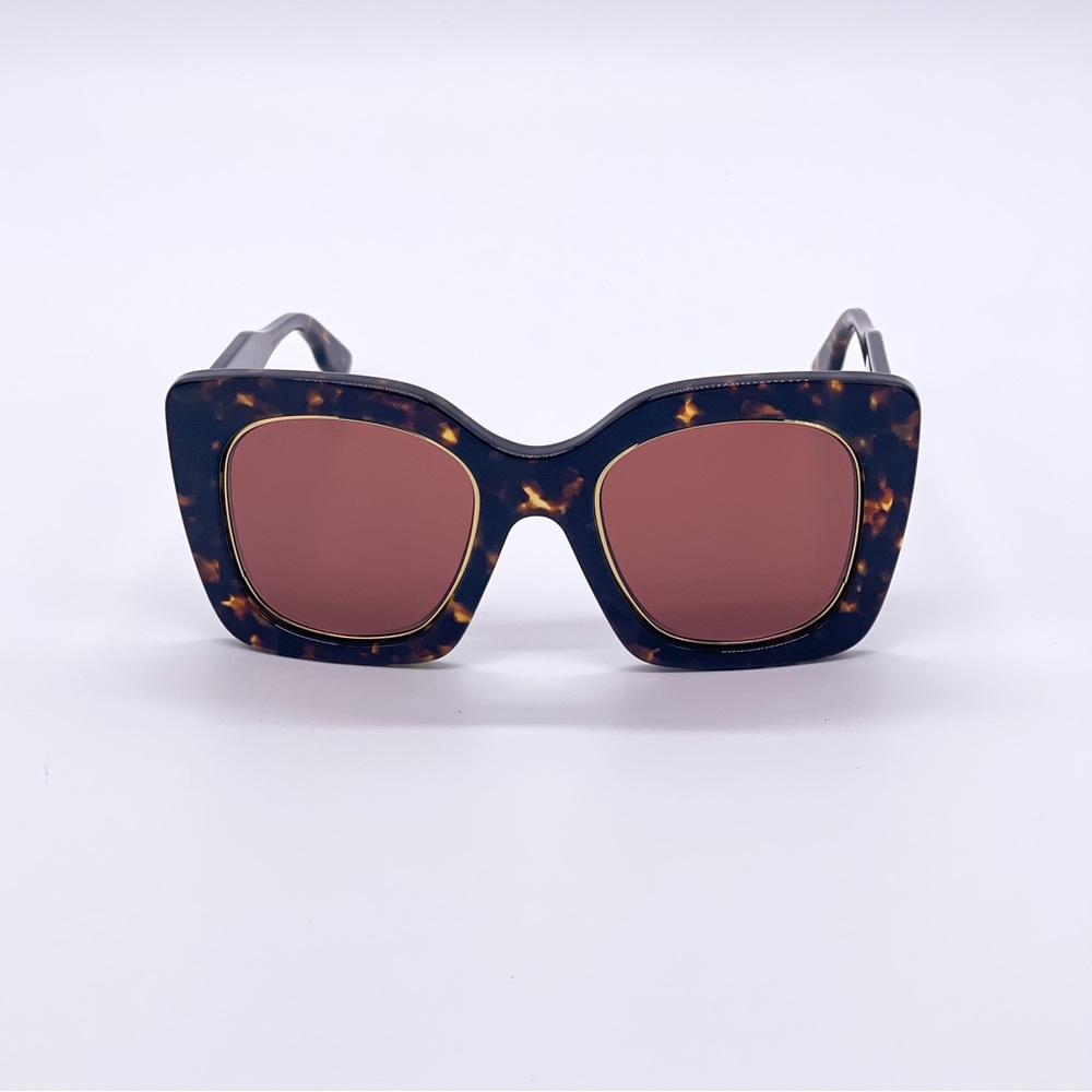 NEW GUCCI WOMEN BROWN SUNGLASSES GUCCI GG1151S 003 - Picture 4 of 9